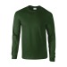 Ultra Gildan white long-sleeved T-shirt, Gildan Textile promotional