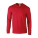 Ultra Gildan white long-sleeved T-shirt, Gildan Textile promotional