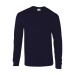 Ultra Gildan white long-sleeved T-shirt, Gildan Textile promotional