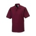 Polo polycoton blanc Workwear Russell, Textile Russell promotional