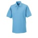 White polycotton polo shirt Workwear Russell, Russell Fabric promotional