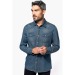 Long sleeve denim shirt Kariban, Denim shirt promotional