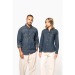 Long sleeve denim shirt Kariban wholesaler
