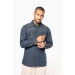 Long sleeve denim shirt Kariban, Denim shirt promotional