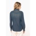 Kariban Women's Long Sleeve Denim Shirt, Denim shirt promotional