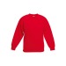Sweat enfant manches droites Fruit of the Loom, sweat-shirt enfant promotional