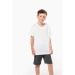 Children's short sleeve sports T-shirt - White, childrenswear promotional