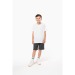 Children's short sleeve sports T-shirt - White, childrenswear promotional