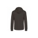Sweatshirt with zip and contrasting hood wholesaler