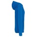 Sweatshirt with zip and contrasting hood wholesaler