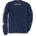 carhartt® long sleeve logo t-shirt wholesaler