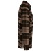 Sherpa lined check overshirt wholesaler