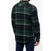 Sherpa lined check overshirt wholesaler