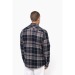 Sherpa lined check overshirt, Overshirt promotional