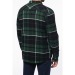 Sherpa lined check overshirt wholesaler