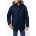Quilted parka with detachable faux fur hood, Parka promotional