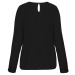 Blouse crêpe manches longues femme - kariban, Textile Kariban promotional
