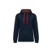 Sweat-shirt à capuche contrastée à motifs unisexe wholesaler