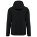 Unisex 3-layer hooded softshell jacket with removable sleeves wholesaler