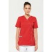 Women's polycotton blouse with press studs wholesaler