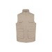 Unisex multi-pocket padded polycotton waistcoat, Multi-pocket vest or reporter jacket promotional