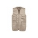 Unisex lined multi-pocket polycotton waistcoat wholesaler