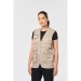 Unisex lined multi-pocket polycotton waistcoat, Multi-Pocket Reporter Vest or Jacket promotional