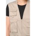 Unisex lined multi-pocket polycotton waistcoat wholesaler