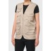 Unisex lined multi-pocket polycotton waistcoat wholesaler