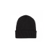 Ribbed beanie with lapel, Durable hat and cap promotional