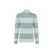 Unisex long-sleeved striped polo shirt wholesaler