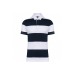 Product thumbnail Unisex short-sleeve striped polo shirt 1