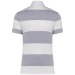 Unisex short-sleeve striped polo shirt, Rugby Polo promotional