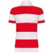 Unisex short-sleeve striped polo shirt wholesaler