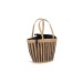 Product thumbnail Striped sea rush basket bag 4