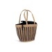 Product thumbnail Striped sea rush basket bag 5
