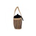 Striped sea rush basket bag wholesaler