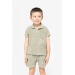Product thumbnail Boy's terry polo shirt 0