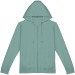 Sweat capuche zippé Terry280 unisexe, Made In Europe (hors France) promotional