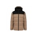 Unisex two-tone quilted hooded parka wholesaler