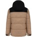 Unisex two-tone quilted hooded parka wholesaler