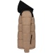 Unisex two-tone quilted hooded parka, Parka promotional