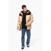 Unisex two-tone quilted hooded parka wholesaler