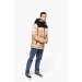 Unisex two-tone quilted hooded parka, Parka promotional