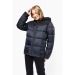 Unisex two-tone quilted hooded parka wholesaler