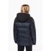 Unisex two-tone quilted hooded parka, Parka promotional