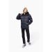 Unisex two-tone quilted hooded parka, Parka promotional