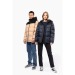 Unisex two-tone quilted hooded parka, Parka promotional