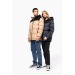 Unisex two-tone quilted hooded parka wholesaler