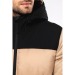 Unisex two-tone quilted hooded parka wholesaler
